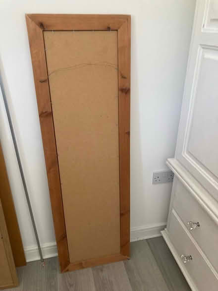 Photo of free Full length wooden framed Mirror (Southend SS2) #2