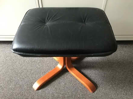 Photo of free Foot Stool - Black vinyl & wood (Bristol BS3) #2