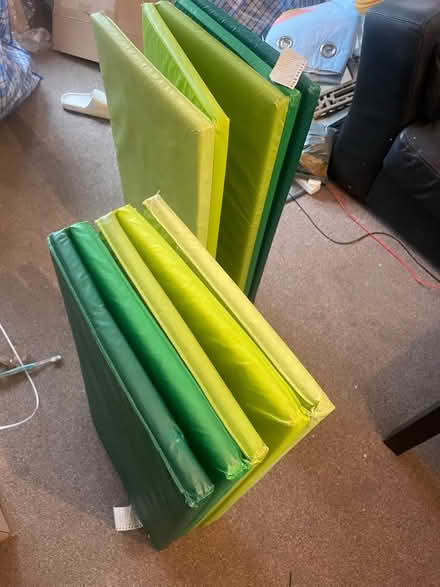 Photo of free IKEA plastic gym PLUGIN mats x 2 (Nw10 Harlesden) #1