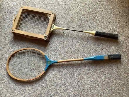 Photo of free 2 Vintage Badminton Racquets (Grange Estate, Letchworth SG6) #1