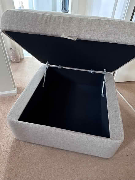Photo of free NEXT Oatmeal Combined Footstool Storage (Kings Langley WD4) #2
