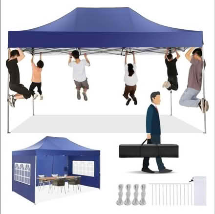 Photo of free Gazebo, green. Large (High fields Tetbury) #2