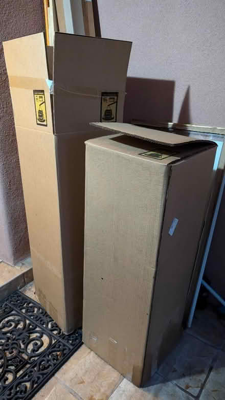 Photo of free Tall sturdy boxes (Near 2nd & Cerrillos) #1