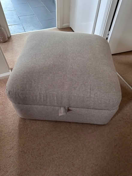 Photo of free NEXT Oatmeal Combined Footstool Storage (Kings Langley WD4) #1
