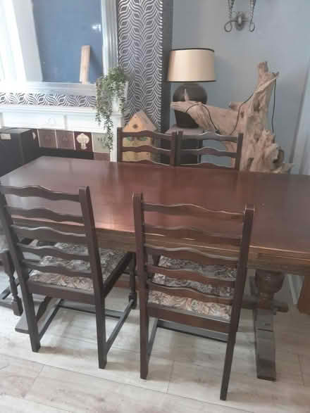 Photo of free Dining table and chairs (Kempston) #2