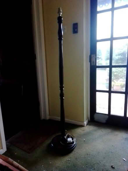 Photo of free Wooden lamp standard. (Painswick GL6) #1