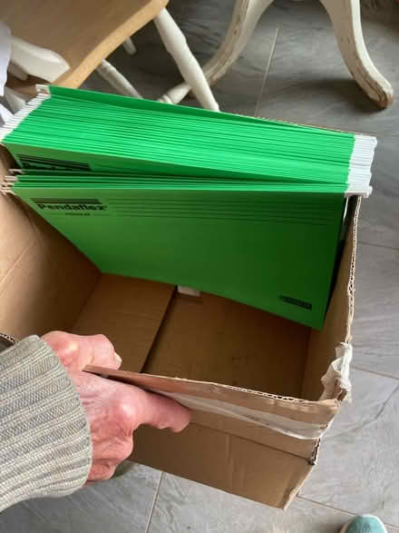 Photo of free Filing cabinet hanging folders (Ellesmere Port) #2