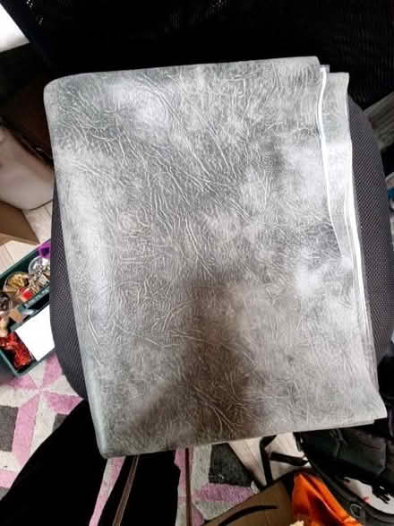 Photo of free Grey leatherette fabric (Harrogate HG1) #1