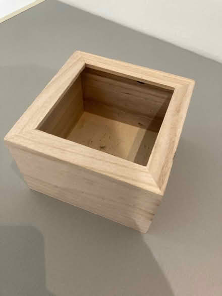 Photo of free Wooden box with square hole (Dickens heath B90) #3