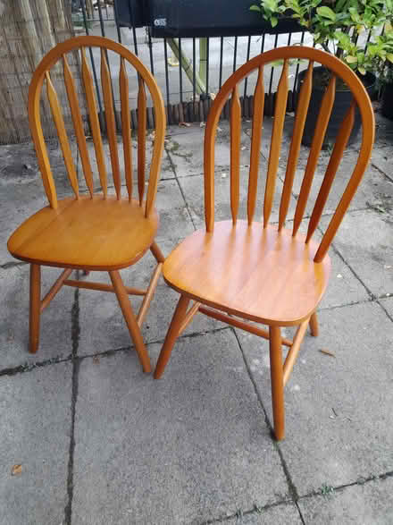 Photo of free 2 wooden dining chairs (Rochdale OL12) #2