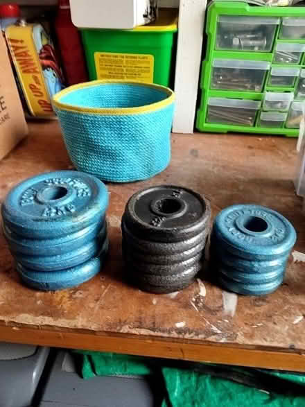 Photo of free Cast iron weights (Kenton NE3) #1