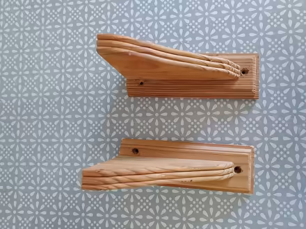 Photo of free coat hooks and wooden shelf supports (Lye Valley OX3) #2