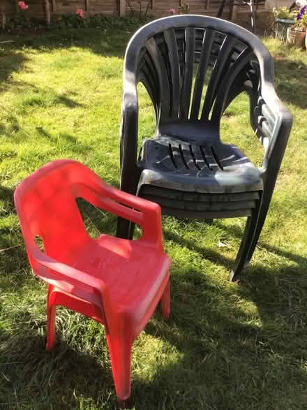 Photo of free Faded garden chairs (Hillmorton CV21) #1