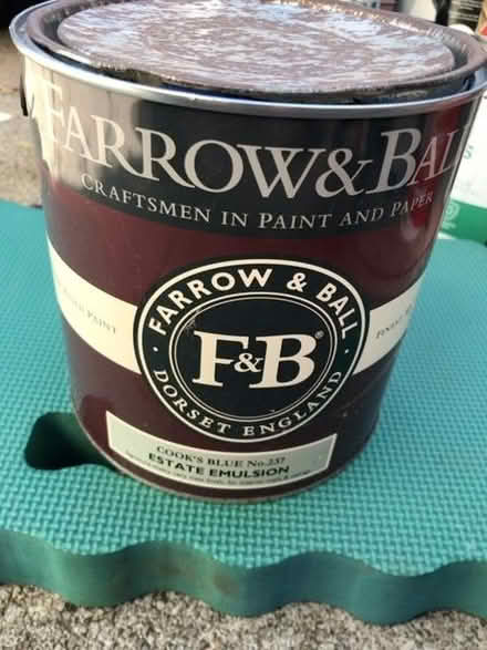 Photo of free Farrow & ball paint cooks blue (Wellington TF1) #1