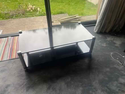 Photo of free TV / Audio Visual Table - Glass and Chrome (Headington OX3) #1