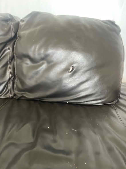 Photo of free Large corner sofa black NW10 (Nw10 Harlesden) #2