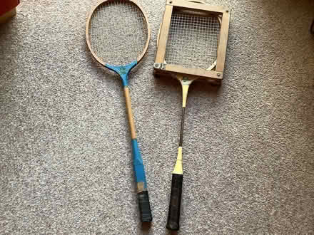 Photo of free 2 Vintage Badminton Racquets (Grange Estate, Letchworth SG6) #2