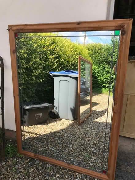 Photo of free Pine frame mirror (Warminster BA12) #1