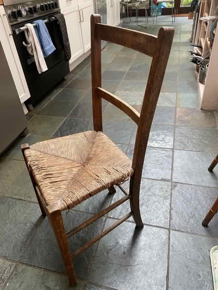 Photo of free Small chair. Needs re-rushing. (Askew Road W12) #2
