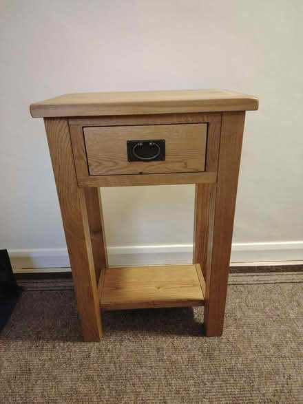Photo of free New Solid Oak Telephone / Console Table (Bickley BR1) #4