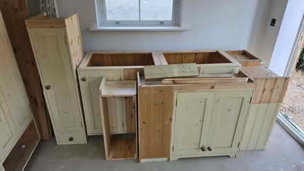Photo of free Solid Pine Kitchen units, cupboards (New Bradwell MK13) #1