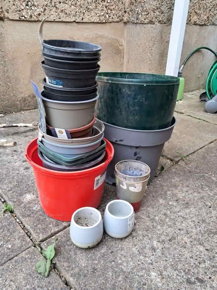 Photo of free Selection of plastic plant pots (Earley RG6) #1