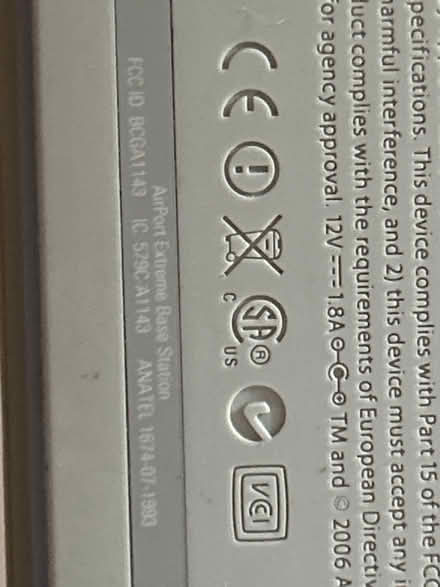 Photo of free Apple Router A1143 (Los Gatos) #2