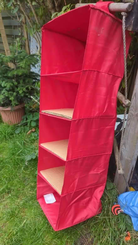 Photo of free IKEA hanging shelves for wardrobe (King George's Park: SW18 4) #2