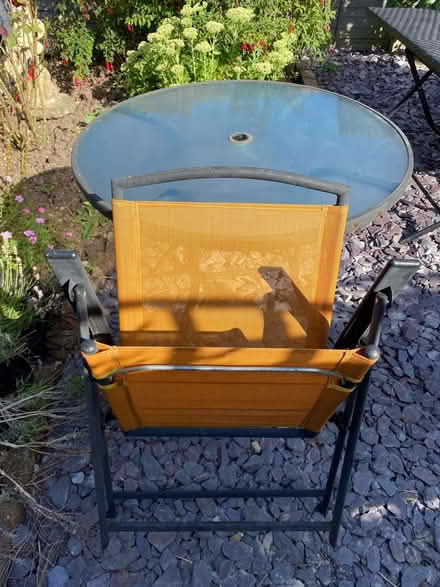 Photo of free Garden table and chair (Gloucester GL2) #2