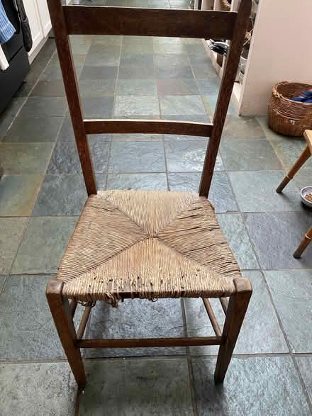 Photo of free Small chair. Needs re-rushing. (Askew Road W12) #4