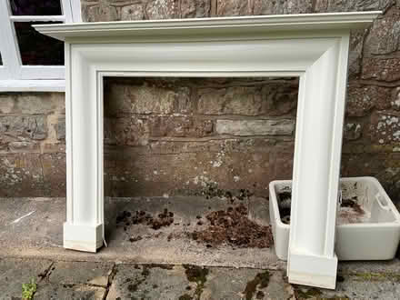Photo of free Painted pine fire surround (Warminster BA12) #1