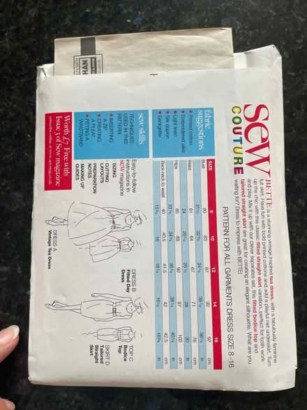 Photo of free Sewing patterns unused size 8-16 (Kingswood) #4