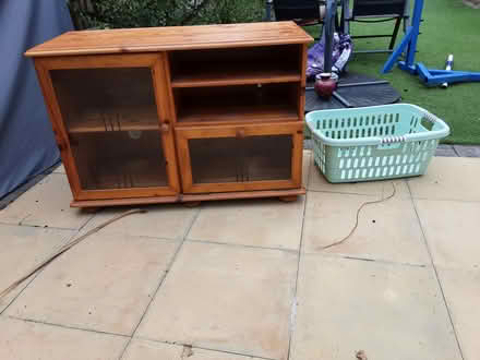 Photo of free Tv unit, laundry basket (BH23 3JZ) #1