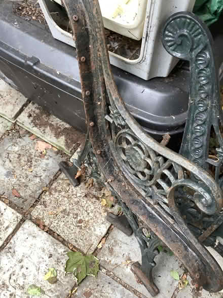 Photo of free Wrought iron bench sides (South Park OX4) #3