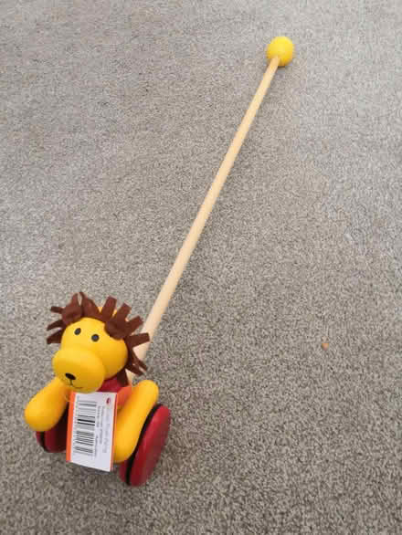 Photo of free New baby toy - push along lion (ME10) #2