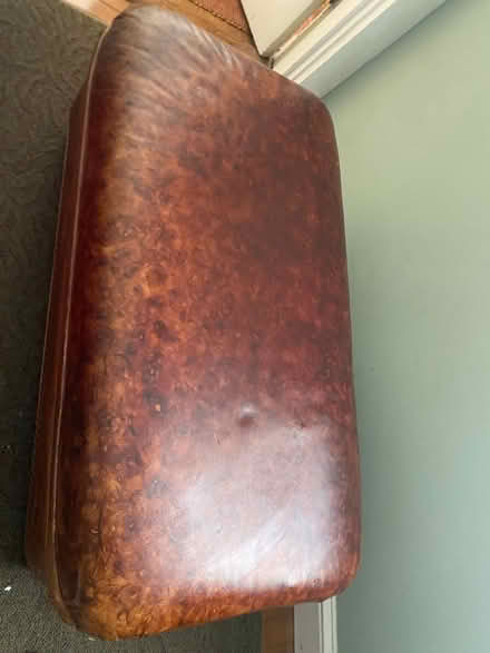 Photo of free Leather ottoman (Town of Kensington) #1
