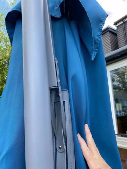 Photo of free Garden parasol with stand (damaged + no weights) (Hollingbury BN1) #2