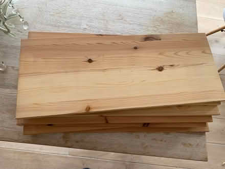 Photo of free 14 pine shelves (Ecclesall) #1
