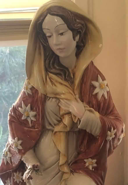 Photo of free Large Ceramic Statue of Woman (East Watertown) #1