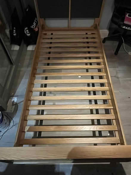 Photo of free Single pine bed (N22) #1