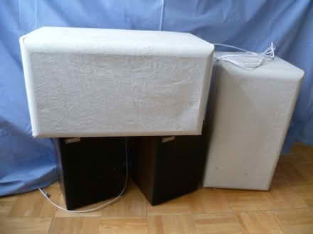 Photo of free 2 prs old loudspeakers (Cottonmill AL1) #1