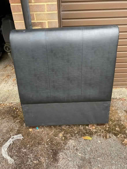 Photo of free Faux leather headboard 3ft (Aldershot) #1