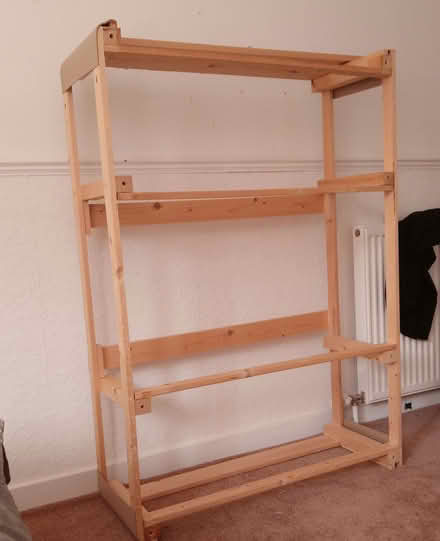 Photo of free old bed frame for free protencial bookcase! (AB25) #1