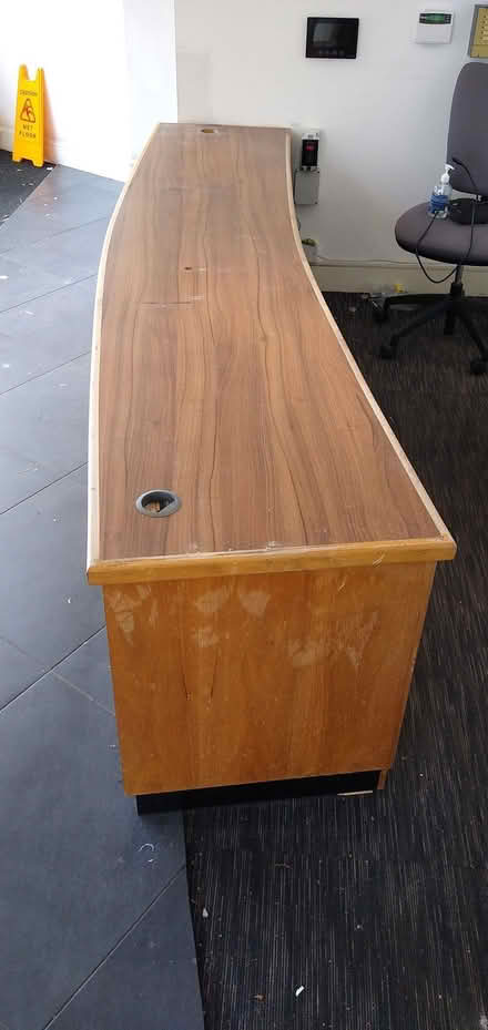 Photo of free Curved reception desk (South Tranmere CH42) #1