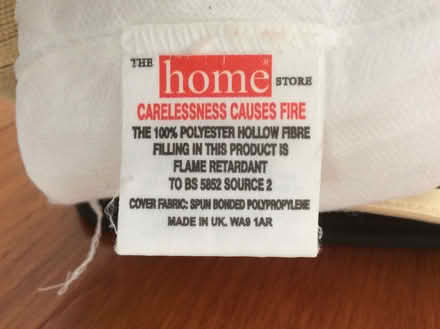 Photo of free Large Cushion approx. 65cm x 65cm (Peacehaven BN10) #2
