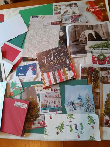 Photo of free Christmas Card making materials (Stilton) #1
