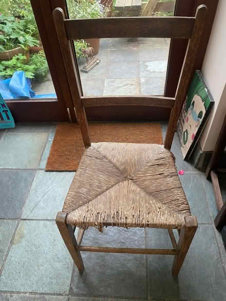 Photo of free Small chair. Needs re-rushing. (Askew Road W12) #3