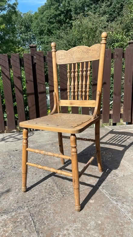 Photo of free Wooden chair (Leominster HR6) #1