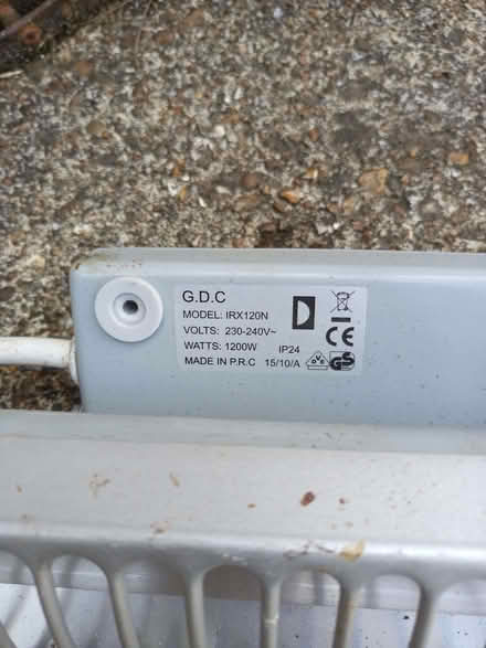 Photo of free Electric wall mounted heater (Sidley TN40) #2