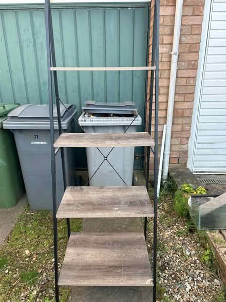 Photo of free Ladder shelf no time wasters (CH61) #1
